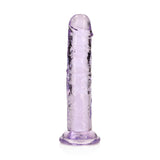 REALROCK 15.5 cm Straight Dildo - Purple - Purple 15.5 cm (6'') Dong - Image 1