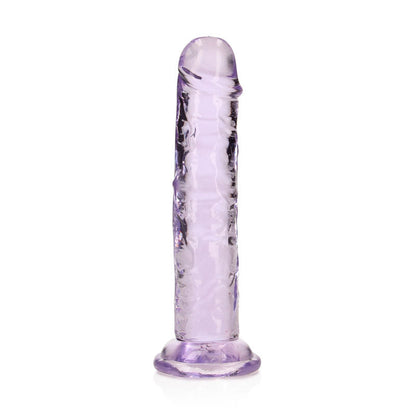 REALROCK 15.5 cm Straight Dildo 15.5 cm (6'') Dong - Purple