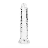 REALROCK 15.5 cm Straight Dildo - Clear - Clear 15.5 cm (6'') Dong - Image 3