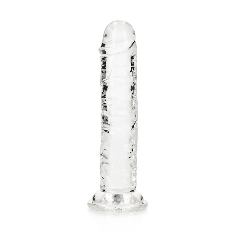 REALROCK 15.5 cm Straight Dildo 15.5 cm (6'') Dong - Clear