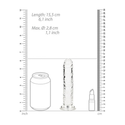 REALROCK 15.5 cm Straight Dildo 15.5 cm (6'') Dong