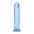 REALROCK 18 cm Straight Dildo - Blue - Blue 18 cm (7'') Dong