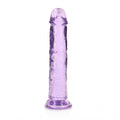 REALROCK 18 cm Straight Dildo - Purple - Purple 18 cm (7'') Dong