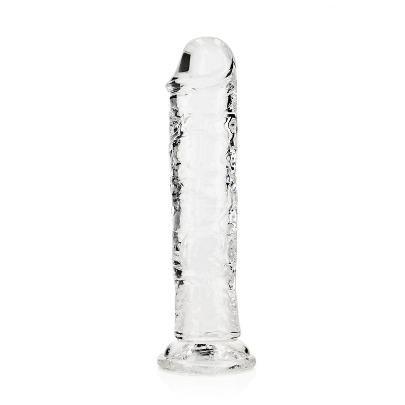 REALROCK 18 cm Straight Dildo 18 cm (7'') Dong - Clear