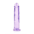 REALROCK 20 cm Straight Dildo - Purple - Purple 20 cm (8'') Dong
