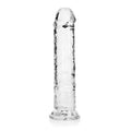 REALROCK 20 cm Straight Dildo - Transparent - Clear 20 cm (8'') Dong