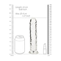 REALROCK 20 cm Straight Dildo - Transparent - Clear 20 cm (8'') Dong