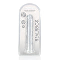REALROCK 20 cm Straight Dildo - Transparent - Clear 20 cm (8'') Dong