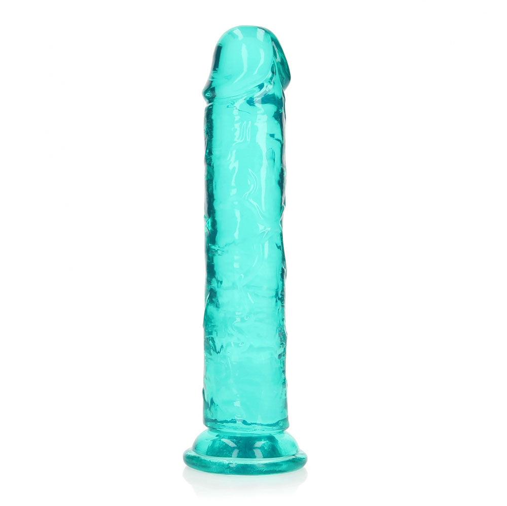 REALROCK 20 cm Straight Dildo - Turquoise 20 cm (8'') Dong