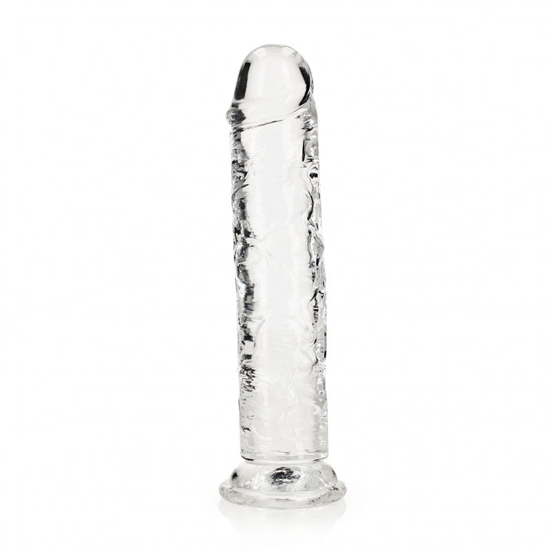 REALROCK 25 cm Straight Dildo 25 cm (10'') Dong - Clear