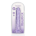REALROCK 28 cm Straight Dildo - Purple - Purple 28 cm (10'') Dong