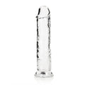 REALROCK 28 cm Straight Dildo - Transparent - Clear 28 cm (10'') Dong