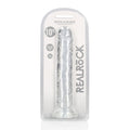 REALROCK 28 cm Straight Dildo - Transparent - Clear 28 cm (10'') Dong