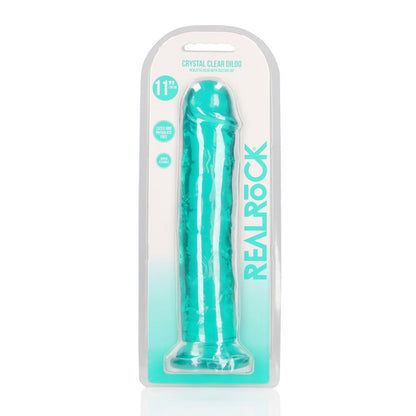 REALROCK 31 cm Straight Dildo - Turquoise 31 cm (11'') Dong