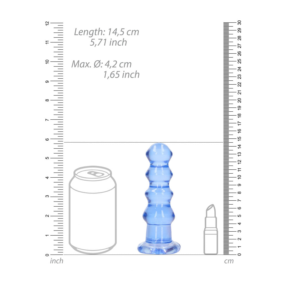REALROCK 14 cm Curvy Anal Plug 14 cm (4.5'') Butt Plug