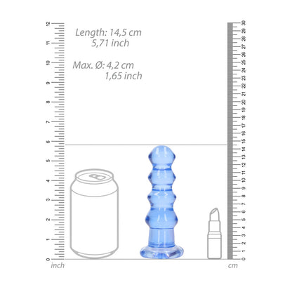 REALROCK 14 cm Curvy Anal Plug 14 cm (4.5'') Butt Plug