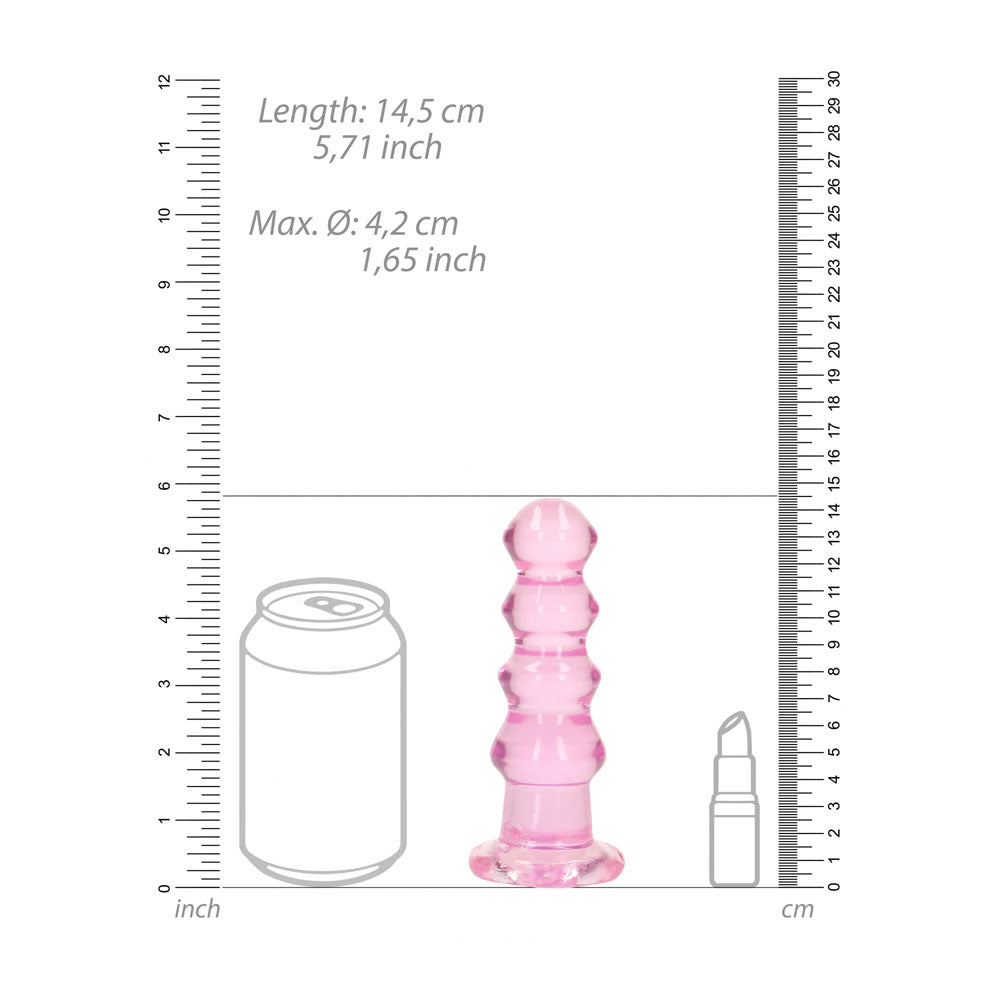 REALROCK 14 cm Curvy Anal Plug 14 cm (4.5'') Butt Plug