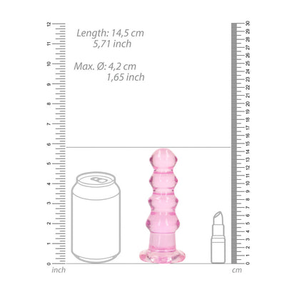 REALROCK 14 cm Curvy Anal Plug 14 cm (4.5'') Butt Plug