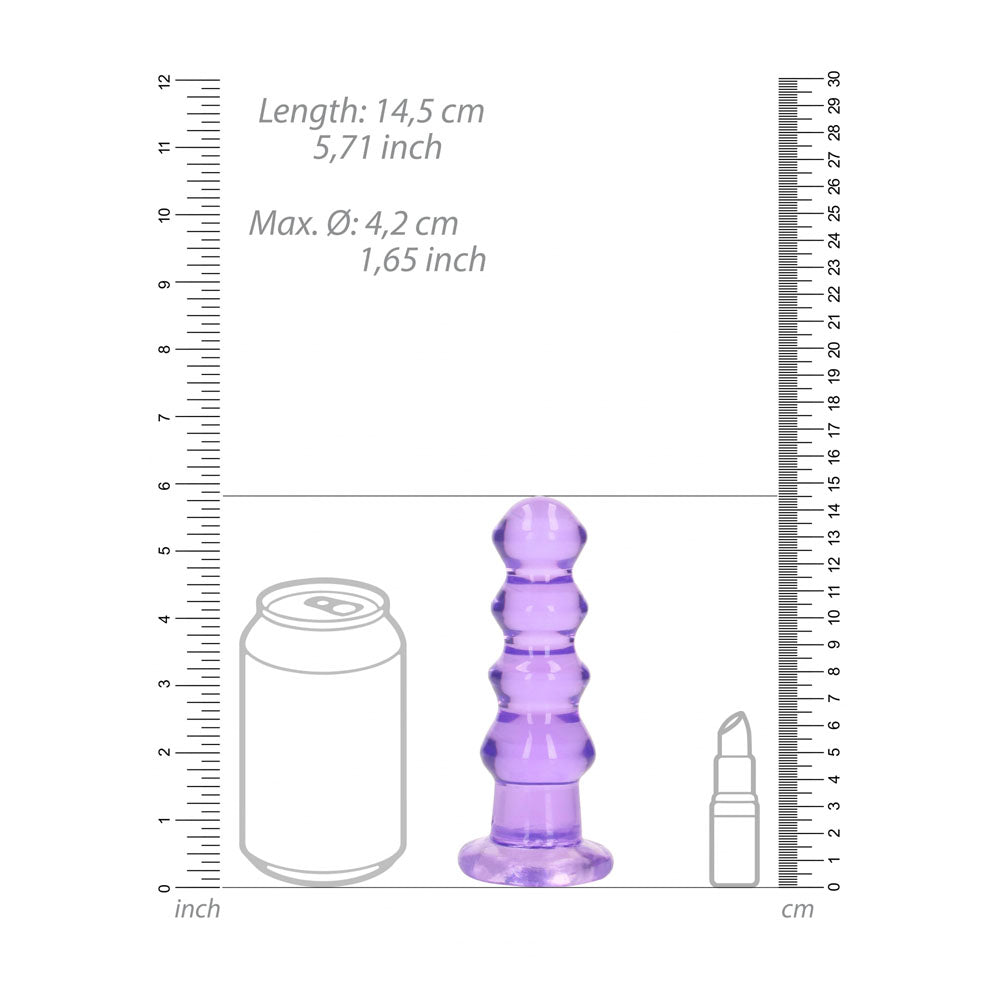 REALROCK 14 cm Curvy Anal Plug 14 cm (4.5'') Butt Plug