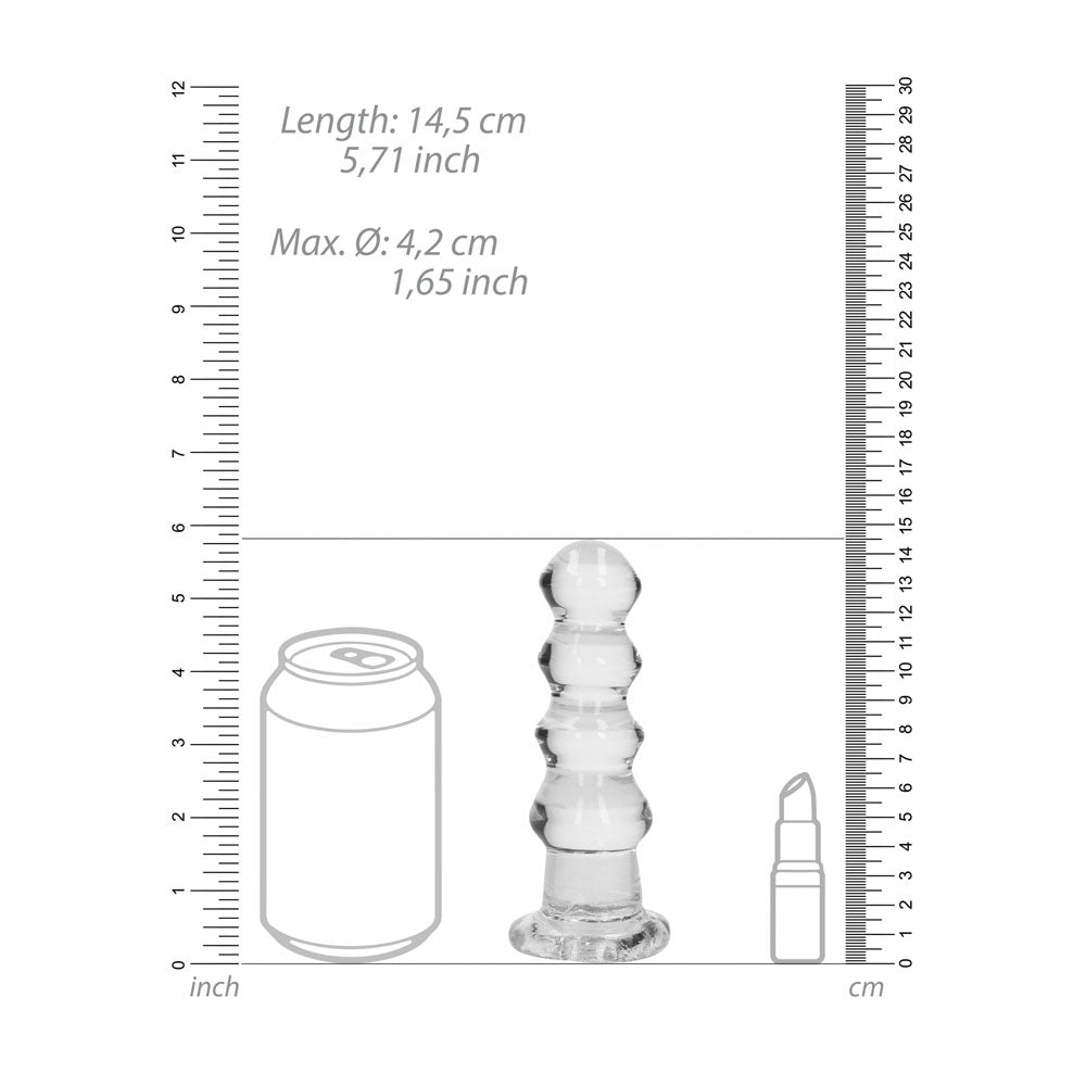 REALROCK 14 cm Curvy Anal Plug 14 cm (4.5'') Butt Plug
