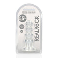 REALROCK 14 cm Curvy Anal Plug - Transparent - Clear 14 cm (4.5'') Butt Plug