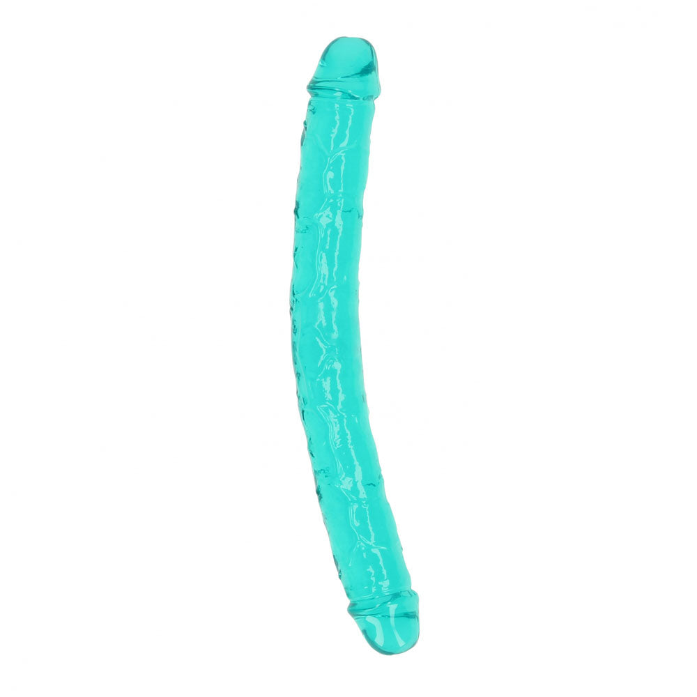 REALROCK 34 cm Double Dong - Turquoise 34 cm (14'') Double Dong