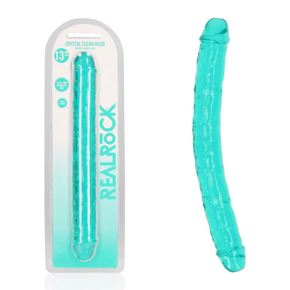REALROCK 34 cm Double Dong 34 cm (14'') Double Dong - Turquoise