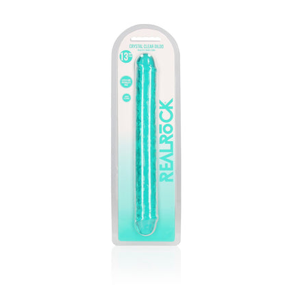 REALROCK 34 cm Double Dong - Turquoise 34 cm (14'') Double Dong