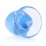 REALROCK 9 cm Anal Plug - Blue - Blue 9 cm (3.5'') Butt Plug - Image 3