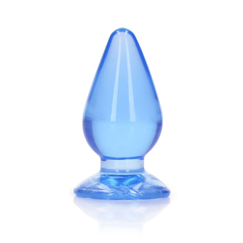 REALROCK 9 cm Anal Plug 9 cm (3.5'') Butt Plug - Blue