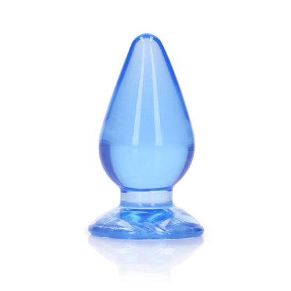 REALROCK 9 cm Anal Plug 9 cm (3.5'') Butt Plug - Blue