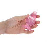 REALROCK 9 cm Anal Plug - Pink - Pink 9 cm (3.5'') Butt Plug - Image 2