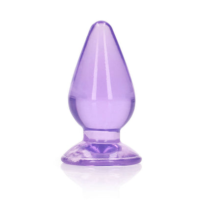 REALROCK 9 cm Anal Plug 9 cm (3.5'') Butt Plug - Purple