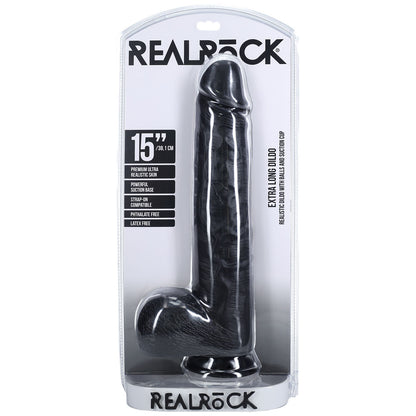 REALROCK 38cm Extra Long Dildo with Balls 38 cm (15'') Extra Long Dong