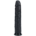 REALROCK 33cm Extra Long Dildo - Black - Black 33 cm (13'') Extra Long Dong