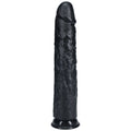 REALROCK 33cm Extra Long Dildo - Black - Black 33 cm (13'') Extra Long Dong