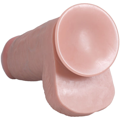 REALROCK 20cm Extra Thick Dildo with Balls - Flesh 20 cm (8'') Extra Thick Dong