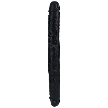 REALROCK 40cm Thick Double Dildo - Black - Black 40 cm (16'') Thick Double Dong