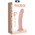 REALROCK 15cm Vibrating Cock - Flesh - Flesh 15.2 cm (6'') USB Rechargeable Vibrating Dong