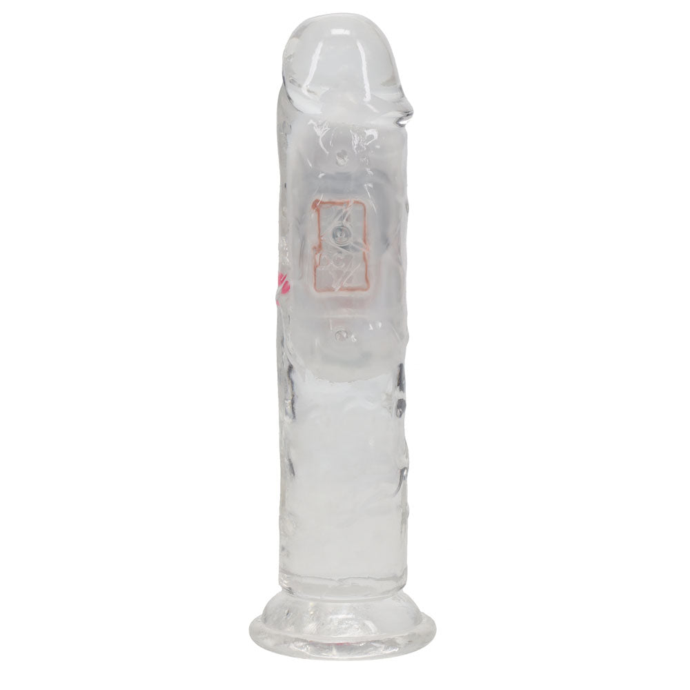 REALROCK 6'' No Balls Vibrating Dong - Clear LED 16.5 cm