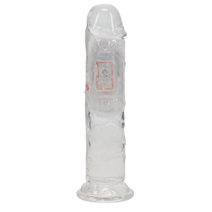REALROCK 6'' No Balls Vibrating Dong - Clear LED 16.5 cm
