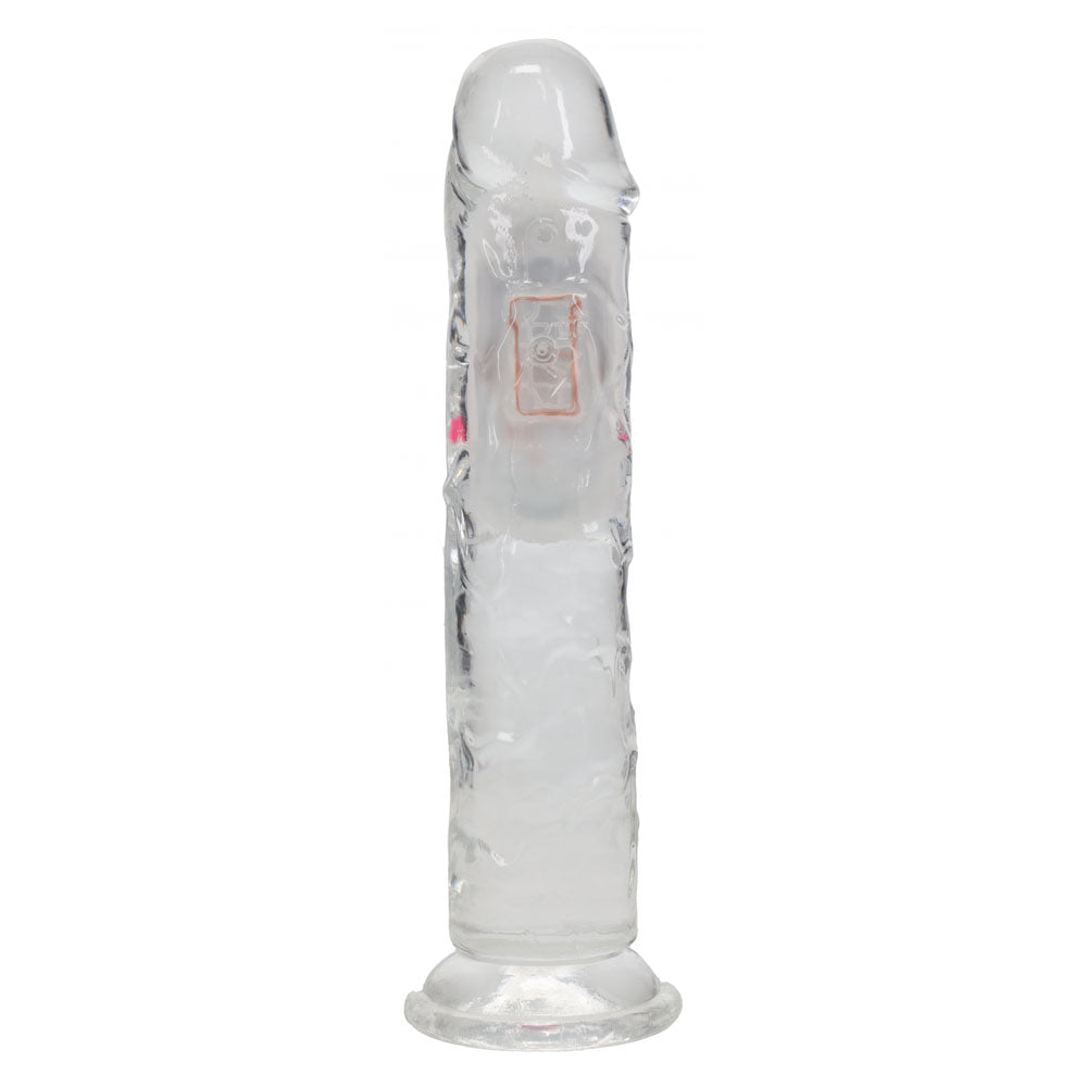 REALROCK 7'' No Balls Vibrating Dong - Clear LED 20 cm