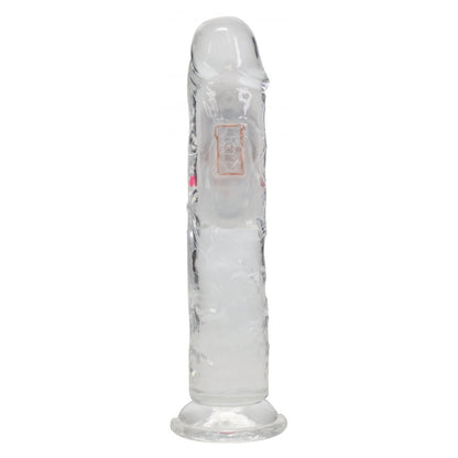 REALROCK 7'' No Balls Vibrating Dong - Clear LED 20 cm