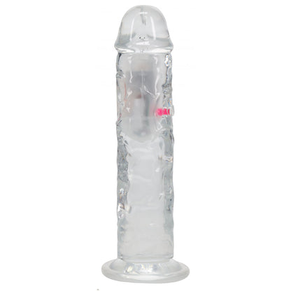 REALROCK 8'' No Balls Vibrating Dong - Clear LED 22 cm