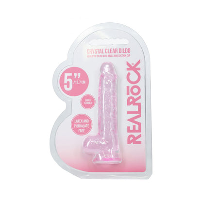 REALROCK 5'' Crystal Dildo with Balls 14.7 cm Dong