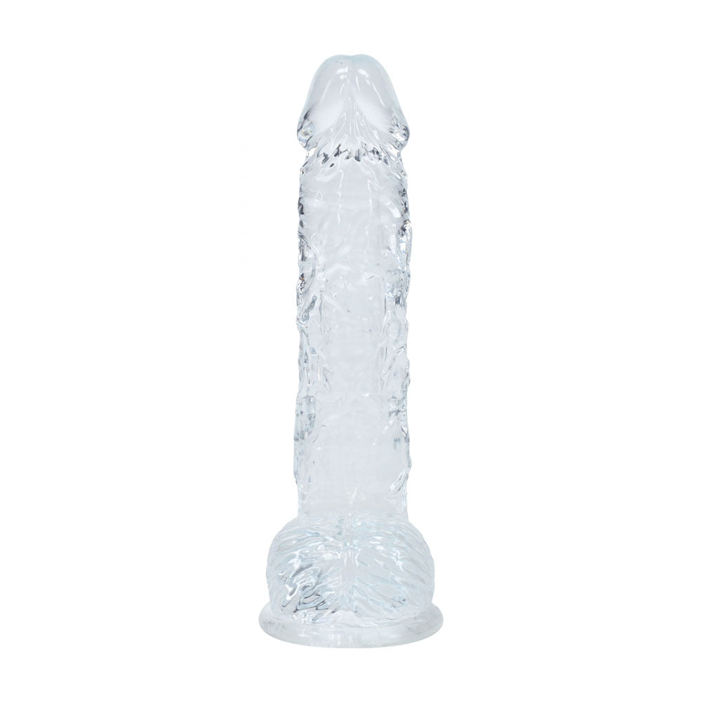 REALROCK 5'' Crystal Dildo with Balls 14.7 cm Dong