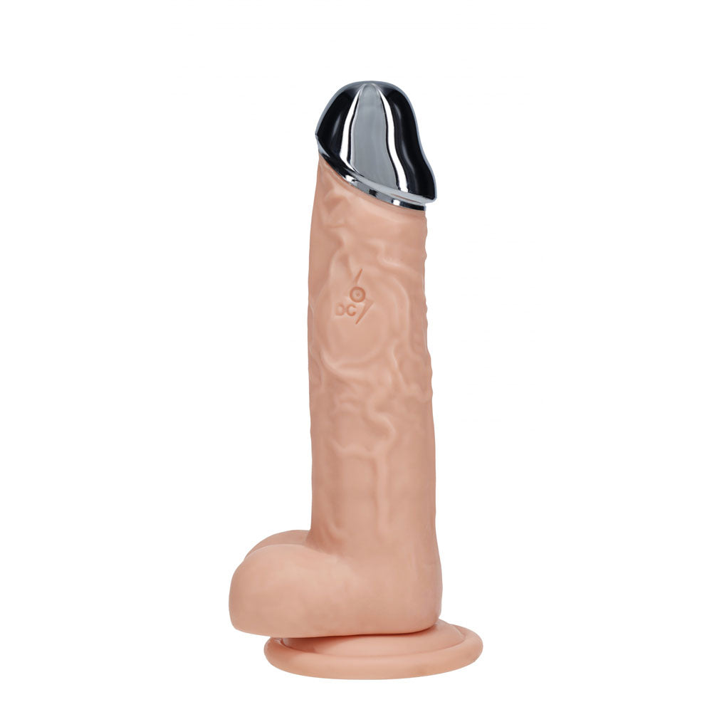 REALROCK Metal Head 7'' Rechargeable Dildo 19 cm Vibrating Dildo