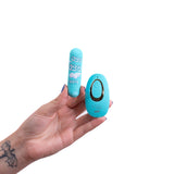 Maia JESSI 420 Remote - Sky Blue 7.6 cm USB Rechargeable Bullet with Wireless Remote - Image 2