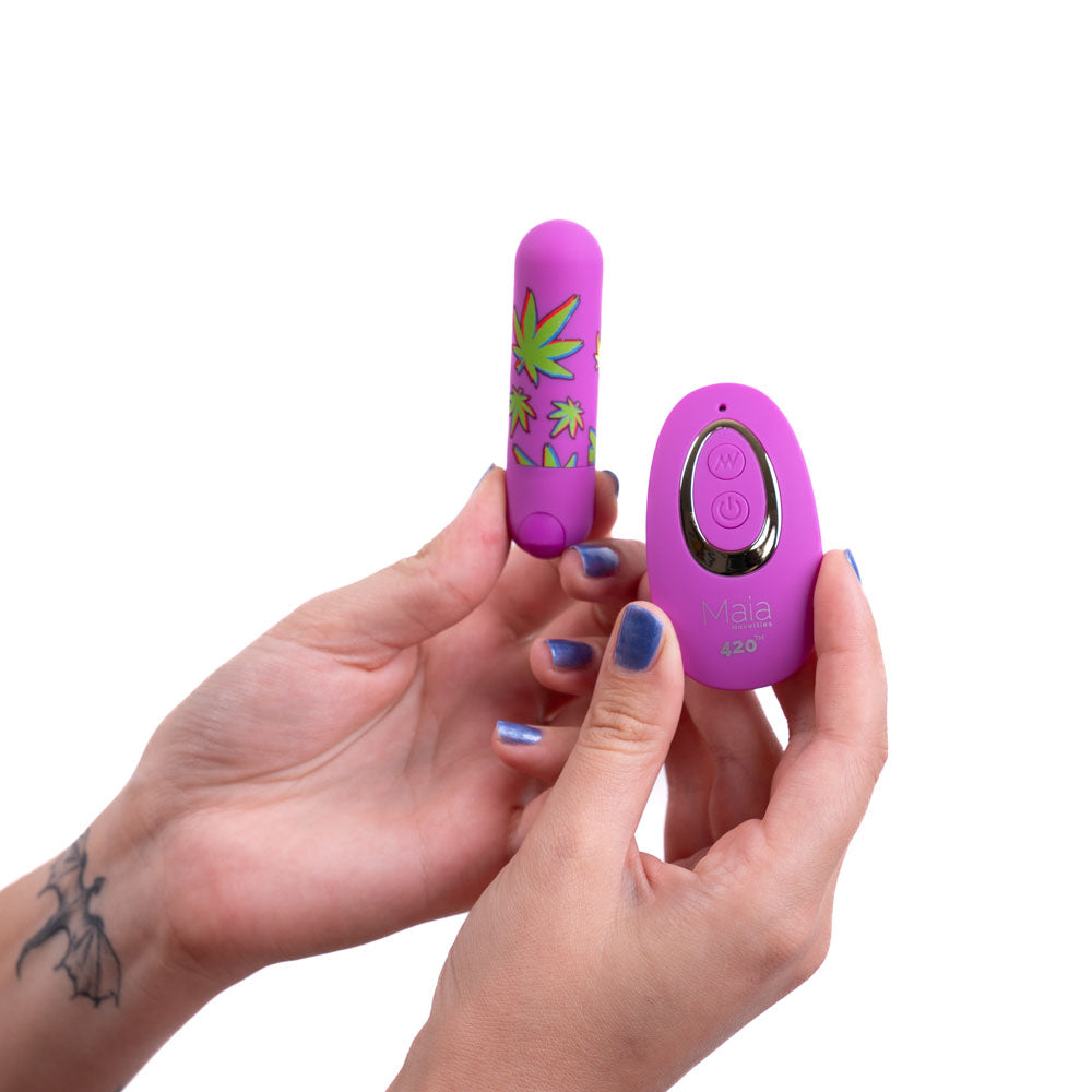 Maia JESSI 420 Remote - Purple 7.6 cm Bullet