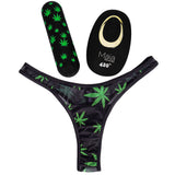 Maia DATE NIGHT 420 PANTY VIBE - S/M - Black S/M 420 Panty with Black USB Rechargeable Bullet & Remote - Image 2